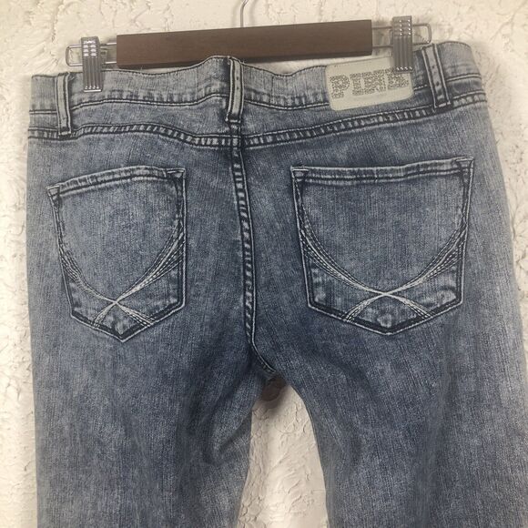 Denim By PINK Brand Women Straight Leg Jeans Size 12 Light Wash - Picture 7 of 8